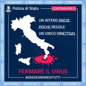 INDICAZIONI DALLA POLIZIA DI STATO PER EMERGENZA CORONAVIRUS Progetto Giovani Montecchio Maggiore
