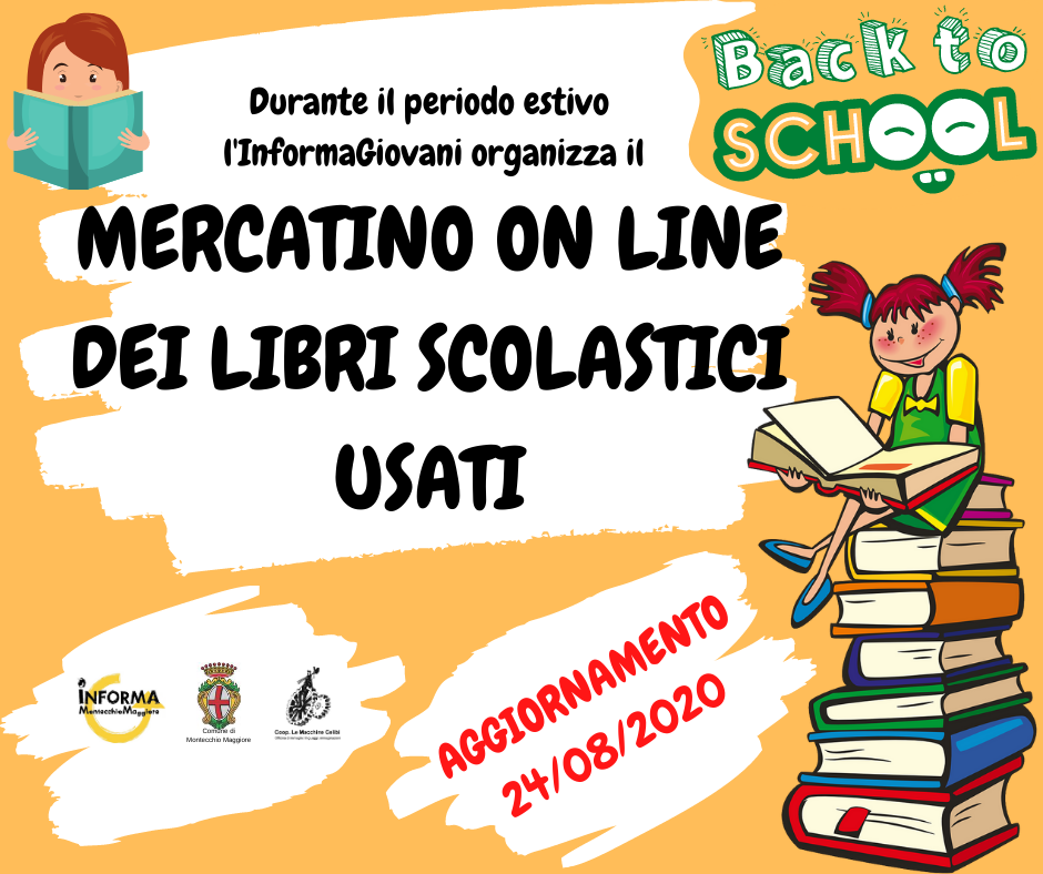 AGGIORNAMENTO MERCATINO ON LINE TESTI SCOLASTICI USATI Progetto Giovani Montecchio Maggiore