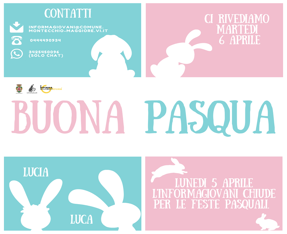 buona pasqua Progetto Giovani Montecchio Maggiore