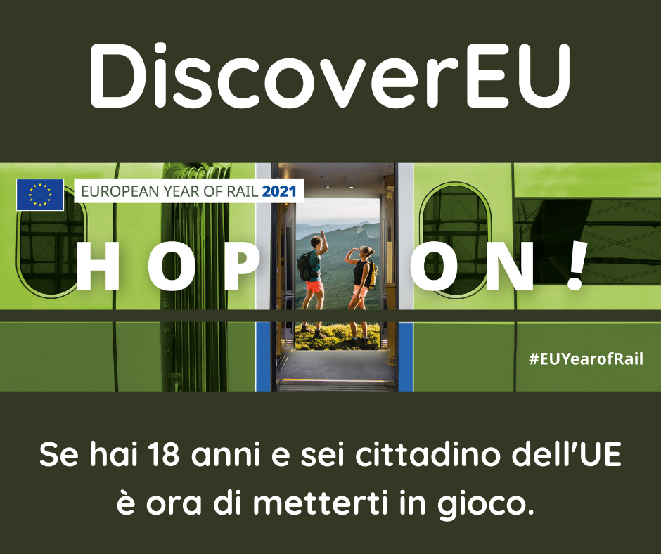 DiscoverEU - opportunità per i giovani Progetto Giovani Montecchio Maggiore DiscoverEU - opportunità per i giovani Progetto Giovani Montecchio Maggiore