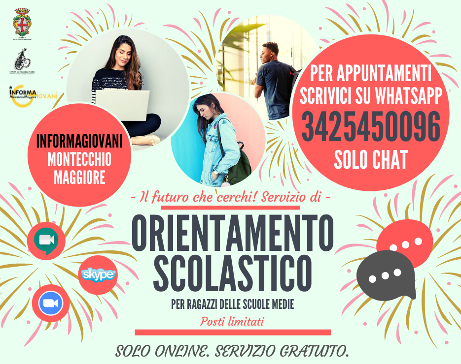 SERVIZIO DI ORIENTAMENTO SCOLASTICO Progetto Giovani Montecchio Maggiore
