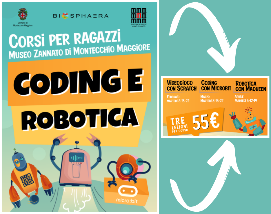 CORSI PER RAGAZZI - CODING E ROBOTICA Progetto Giovani Montecchio Maggiore