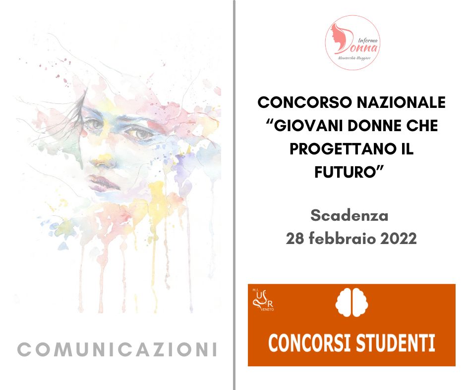 INFORMA DONNA : Concorso Nazionale “Giovani donne che progettano il futuro” Progetto Giovani Montecchio Maggiore INFORMA DONNA : Concorso Nazionale “Giovani donne che progettano il futuro” Progetto Giovani Montecchio Maggiore