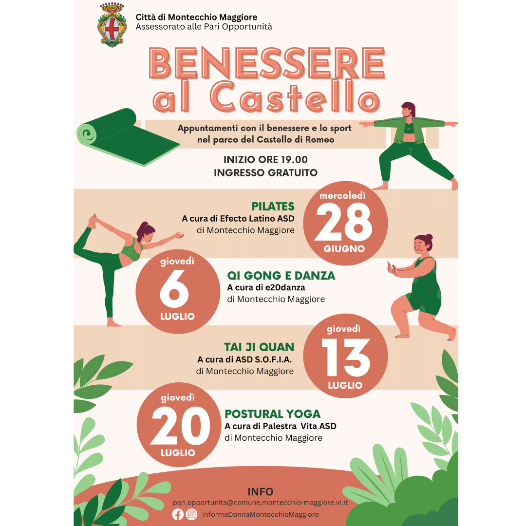 BENESSERE E SPORT AL CASTELLO DI ROMEO Progetto Giovani Montecchio Maggiore