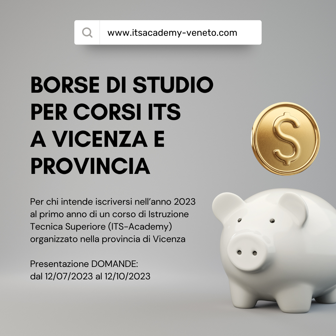 Borse di studio per corsi ITS a Vicenza e provincia Progetto Giovani Montecchio Maggiore